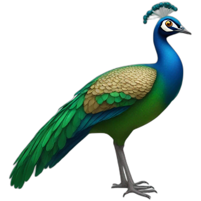 Peacook emoji