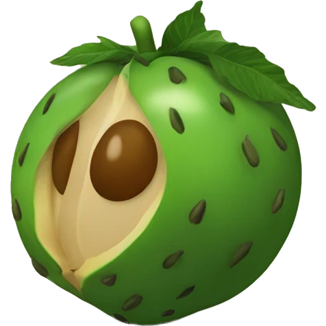Cupuaçu fruit emoji