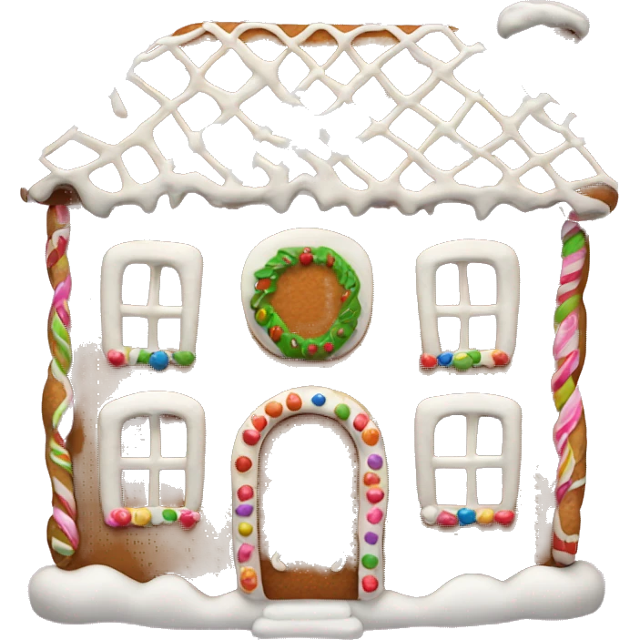 ginger bread house girly  emoji