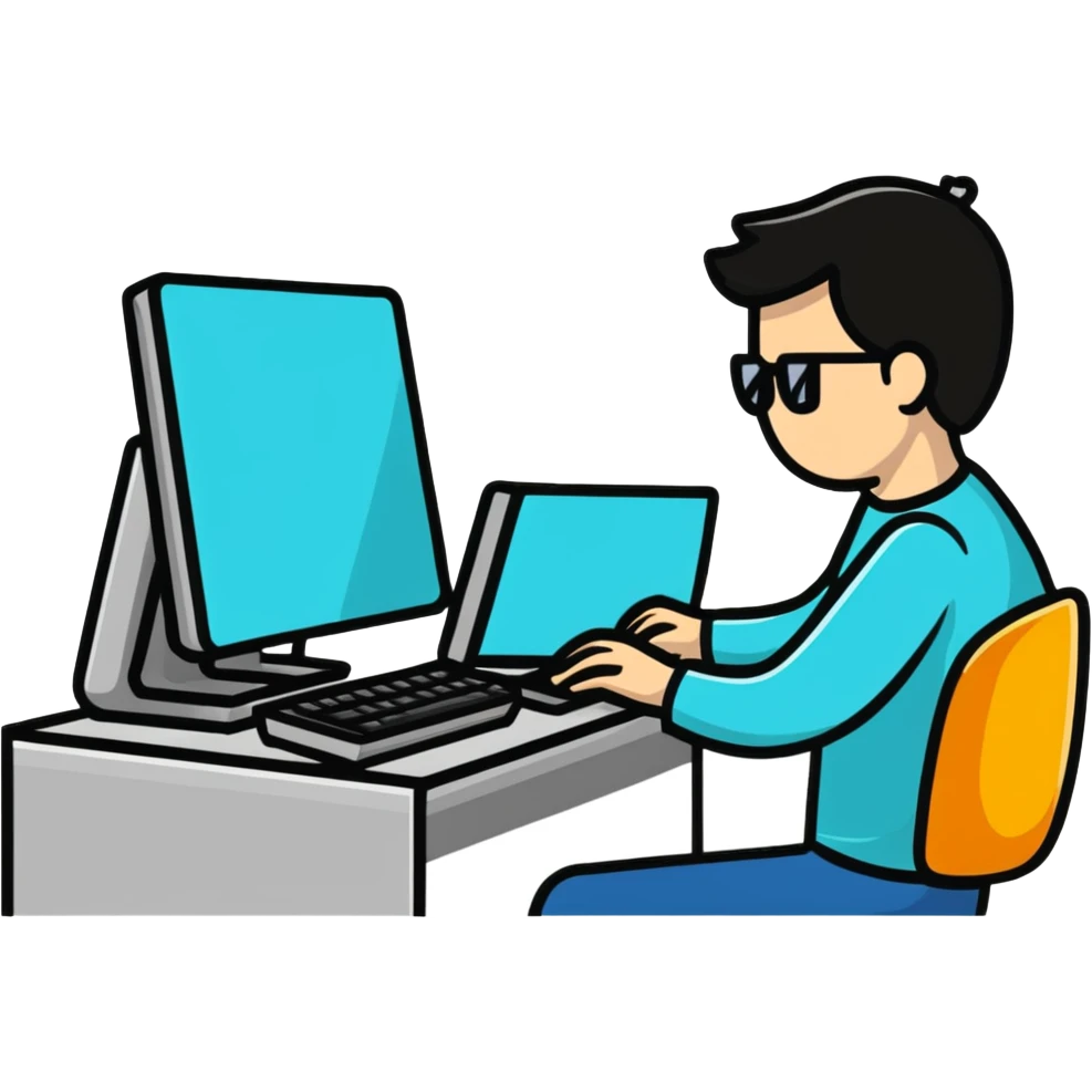 Working on computer  emoji
