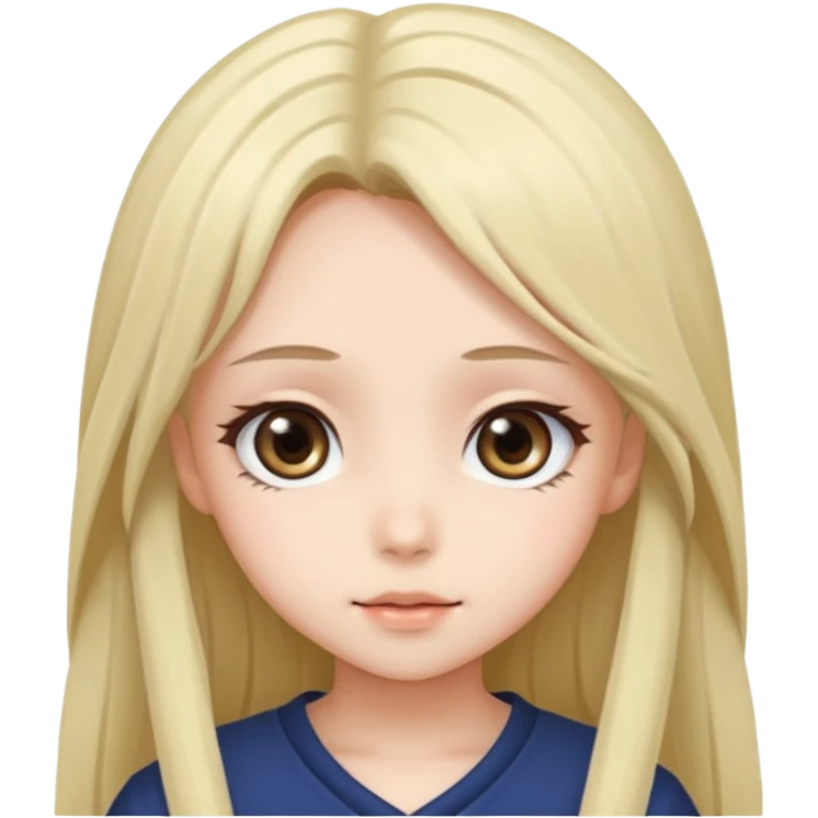 Anime girl cute emoji