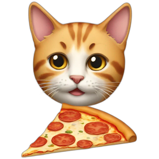 cat pizza emoji