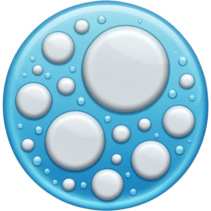 white effervescent tablet  emoji