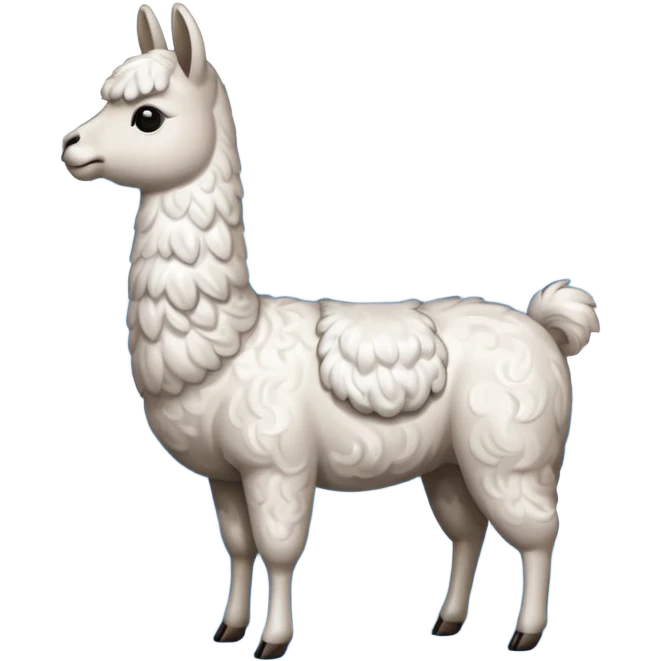 cloud patterned lama emoji