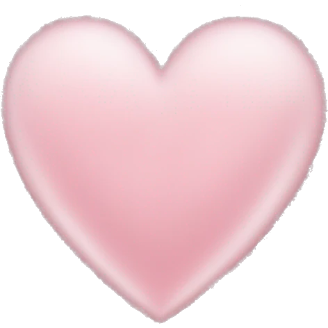 light pink glittery heart  emoji