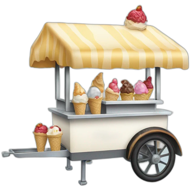 ice cream cart emoji