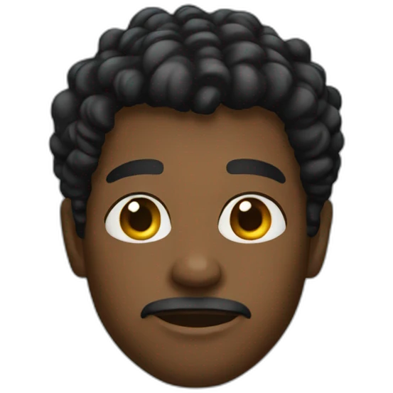 Cool black guy emoji