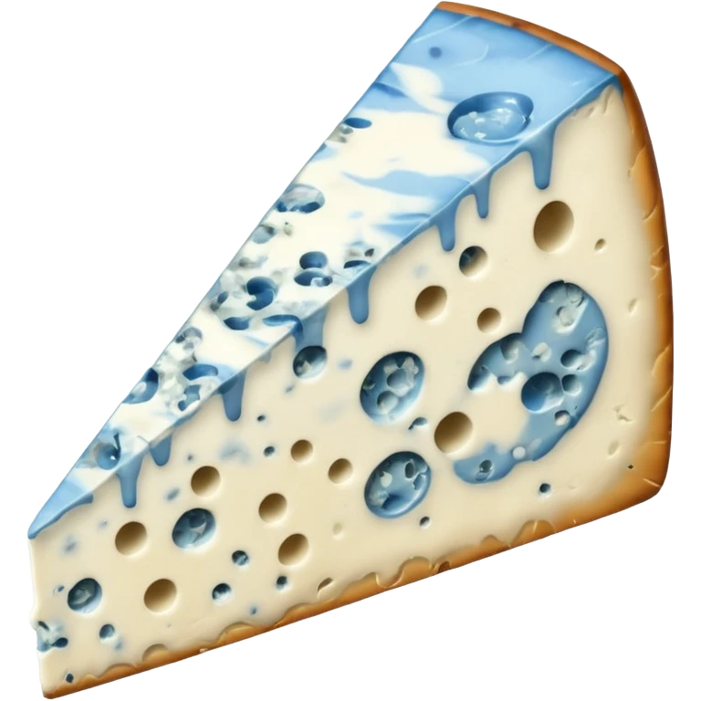 a wedge of blue cheese emoji