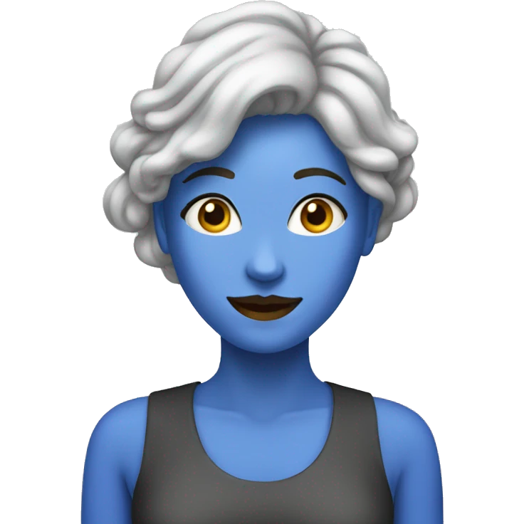  a picture of a woman with voices inside her head that helps her accomplish her goals emoji
