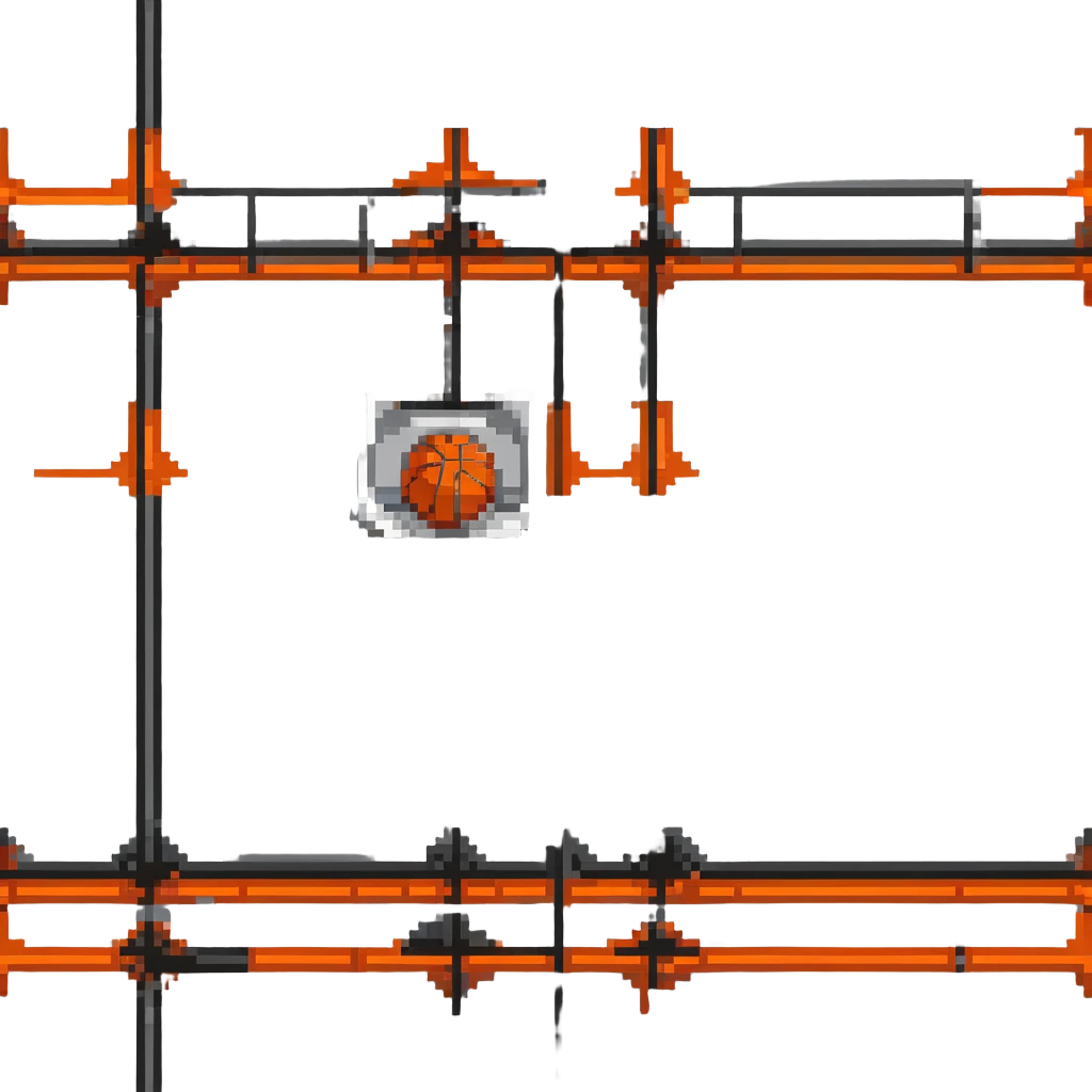 silver basketball, metallic silver surface with classic orange seams emoji