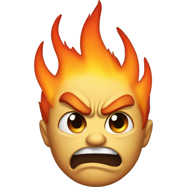 Anger flame  emoji