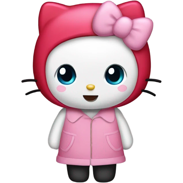 I want something that looks like hello kitty emoji