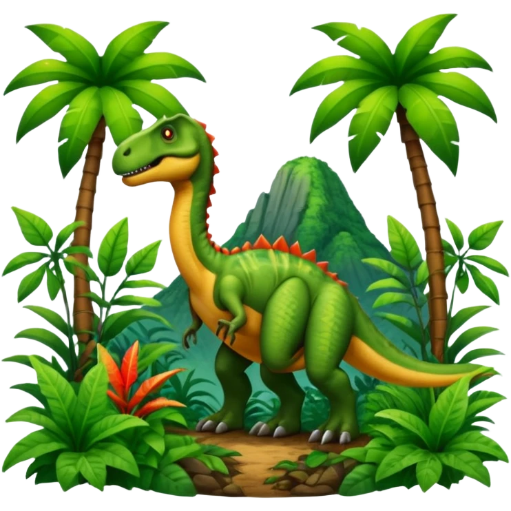 Jurassic Park GREEN COLOR emoji