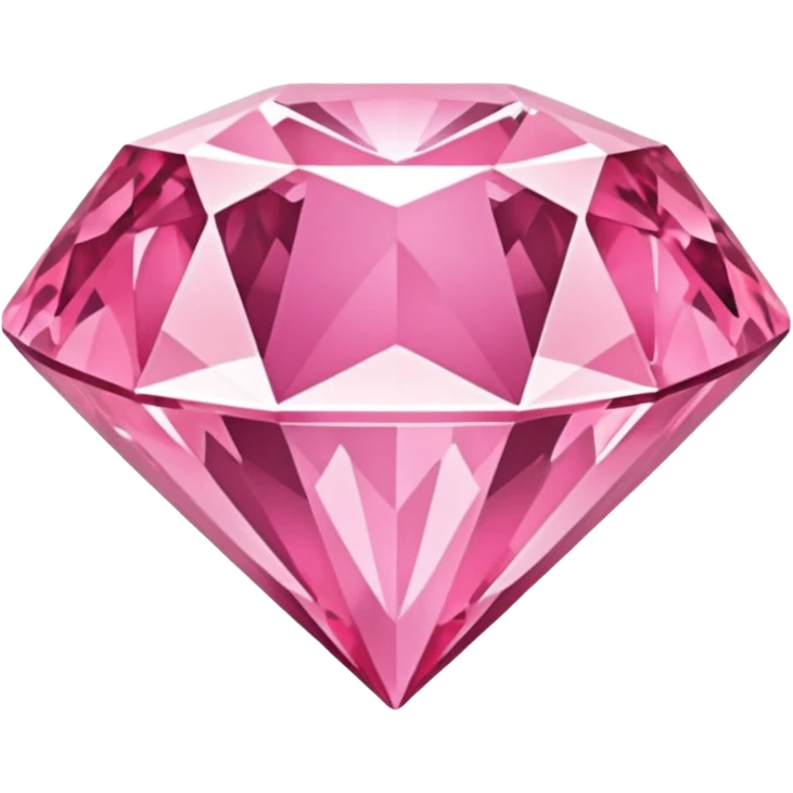 A pink diamond emoji