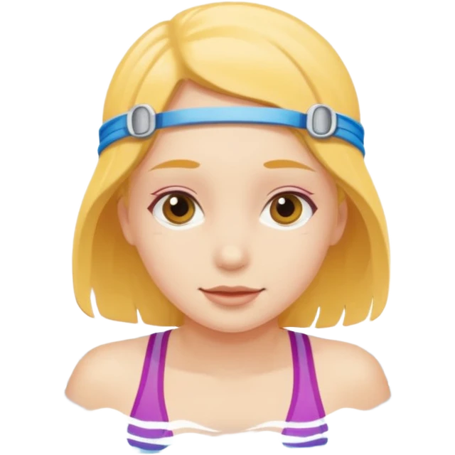 girl swimming emoji