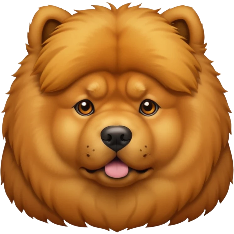 Chow chow dog emoji