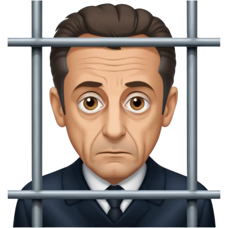 nicolas sarokzy derrière les barreaux emoji
