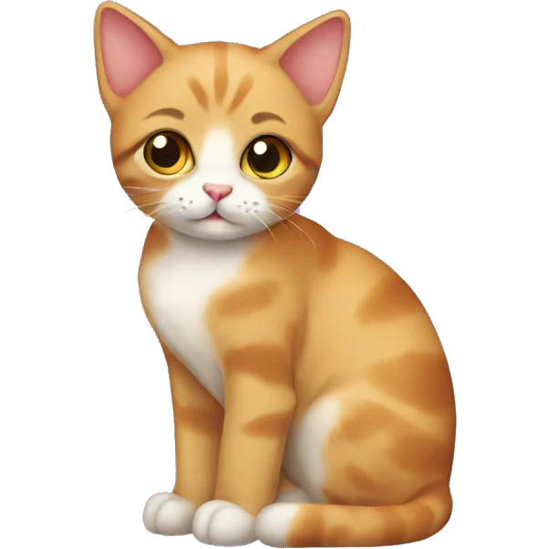 a cute cat emoji