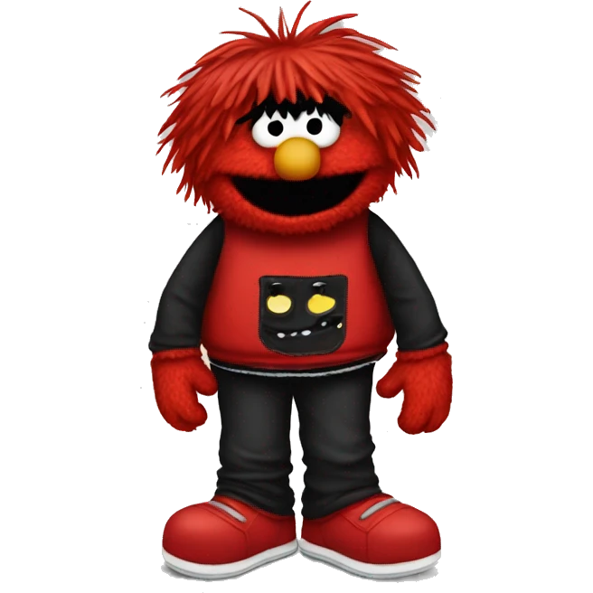 Emo Elmo emoji