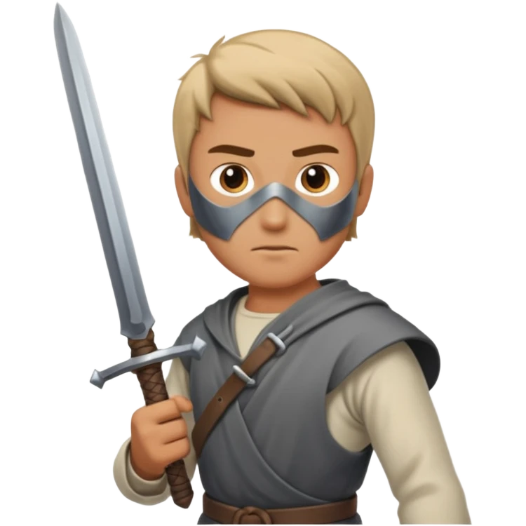 man doing sheathing emoji