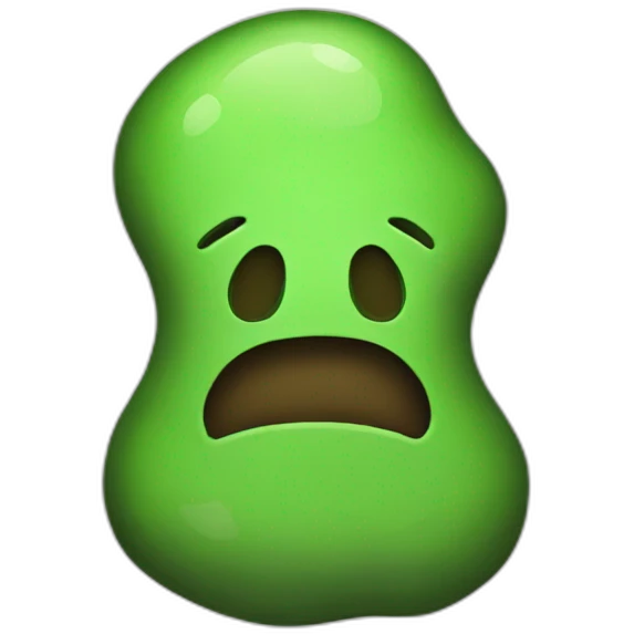radioactive poop emoji