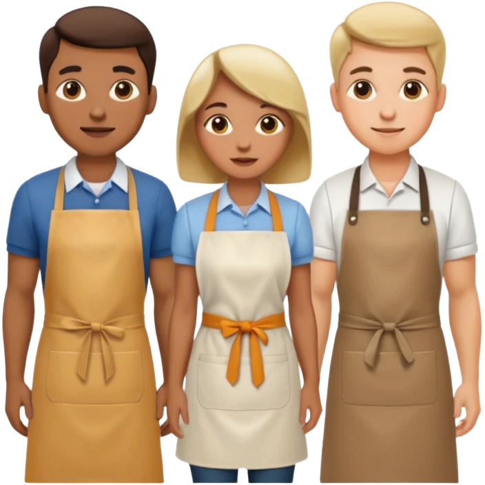 people with apron emoji