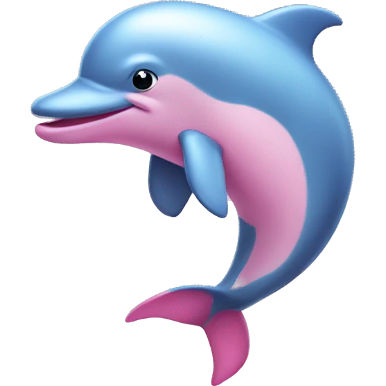 pink dolphin emoji