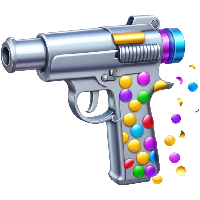 Confetti gun emoji