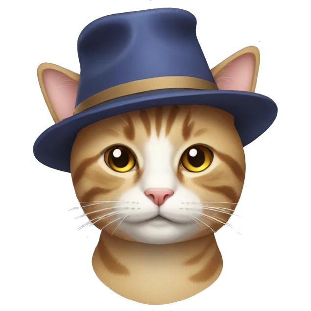 cat with hat emoji