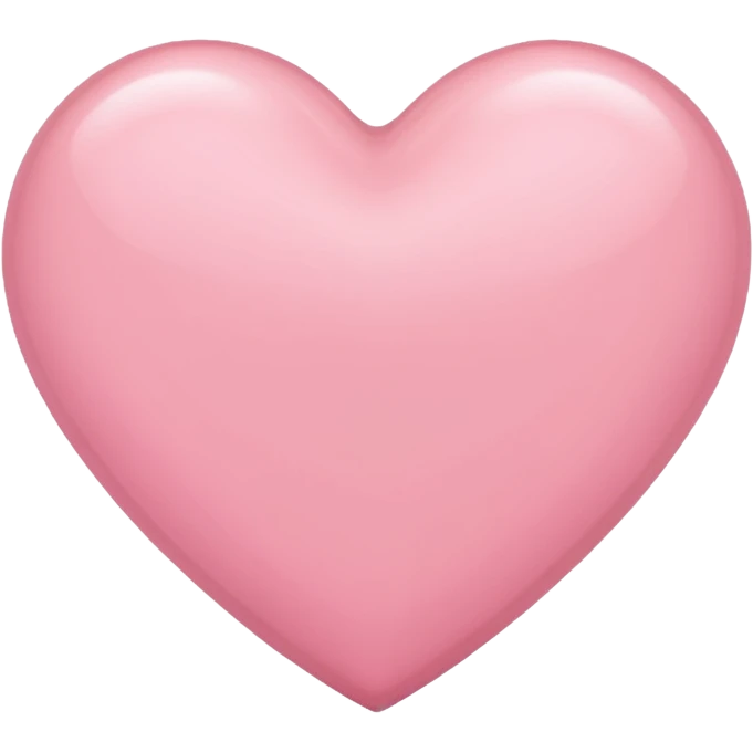 light pink heart emoji