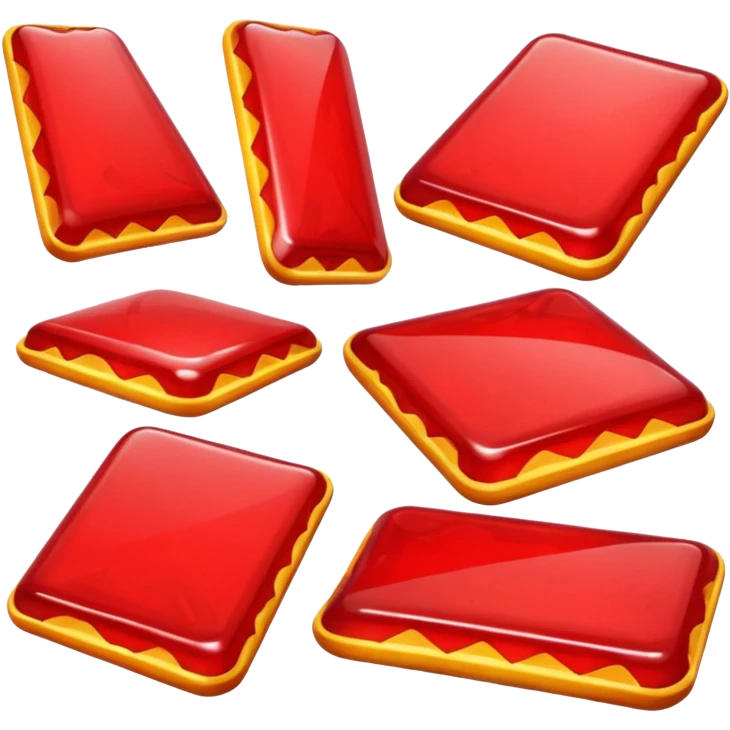 Red chips emoji render emoji