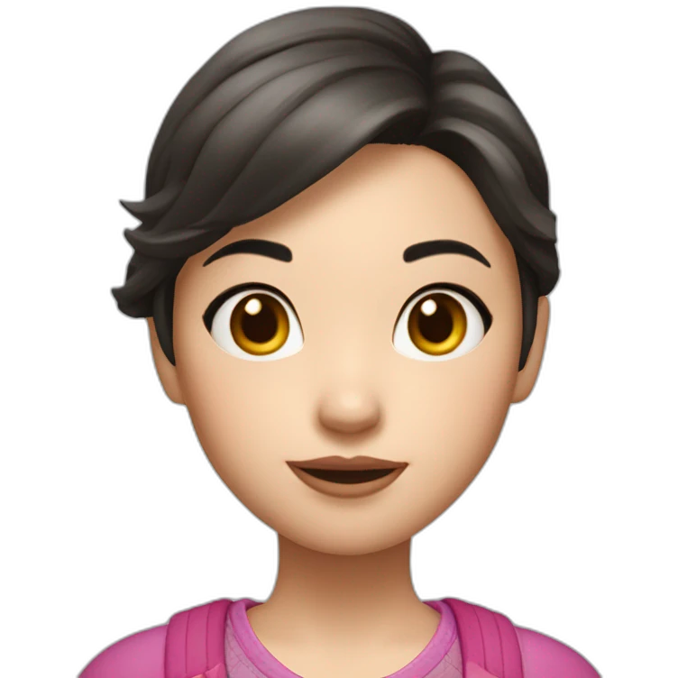 Chinese girl Penny Parker from Spider-Man emoji