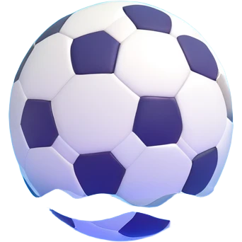soccer ball floating in the sea emoji