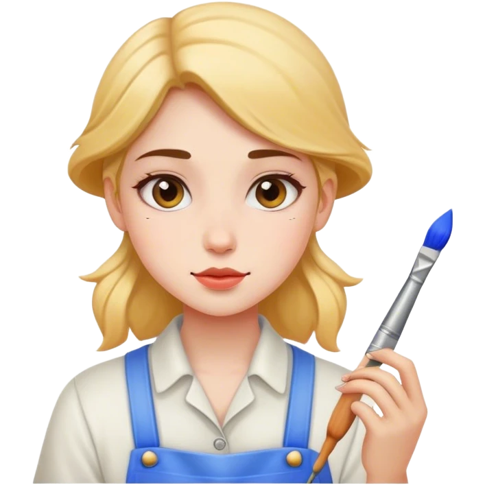 Painter girl emoji