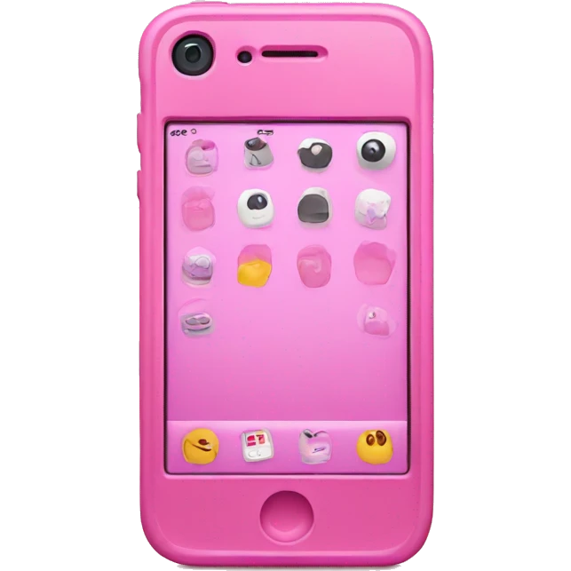 Pink iPhone  emoji