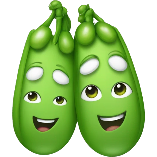 Two peas in a pod emoji