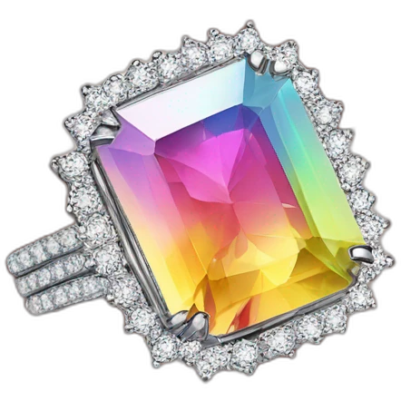 Jonathan Toews as rainbow diamond ring emoji