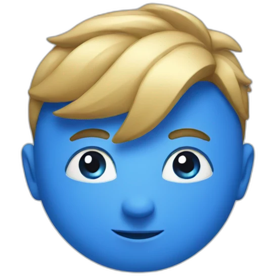 youtube logo but in blue emoji