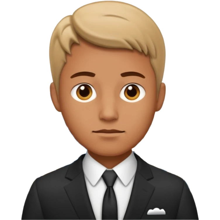 a man thinking about hotel reception emoji