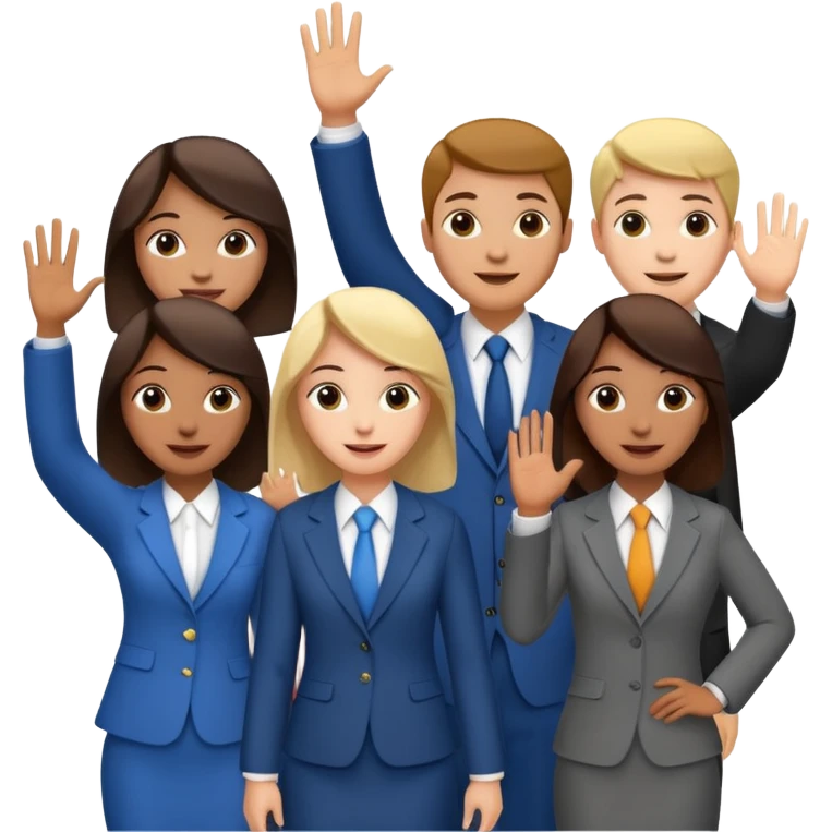 Please create an image of young people departing overseas for employment. emoji