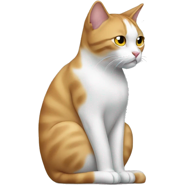 cat body depressed emoji