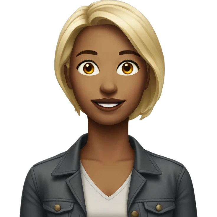 realistic portrait of woman emoji