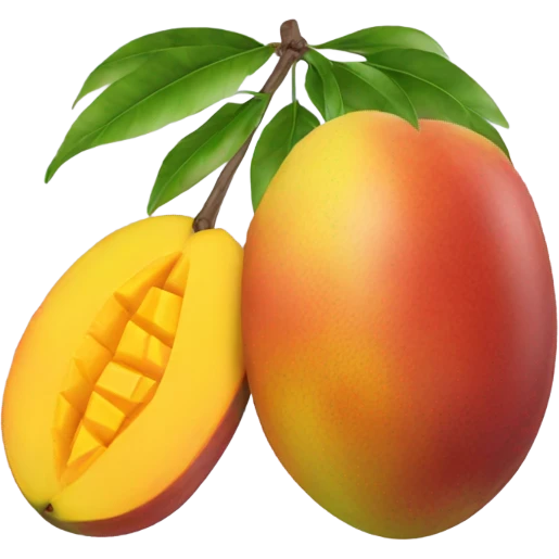 Realistic Mango emoji