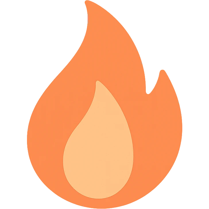 apricot fire emoji