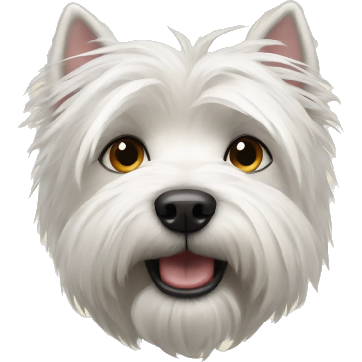West highland terrier face emoji