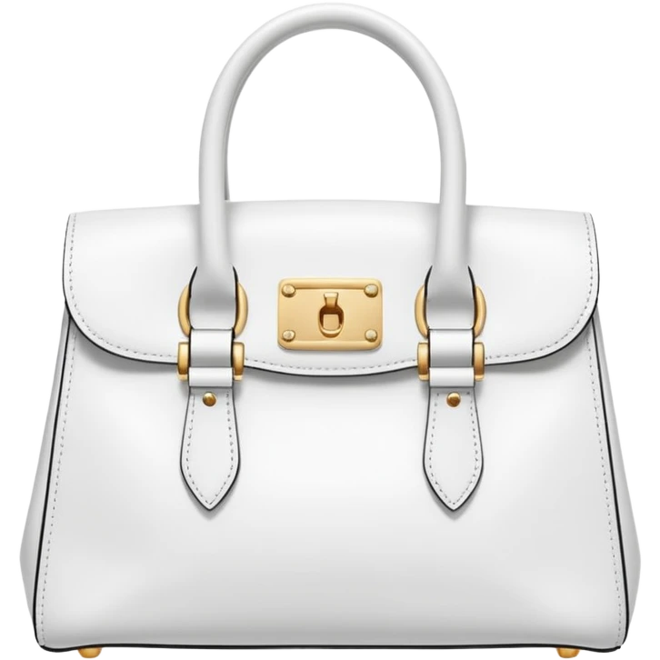 White burkin bag emoji