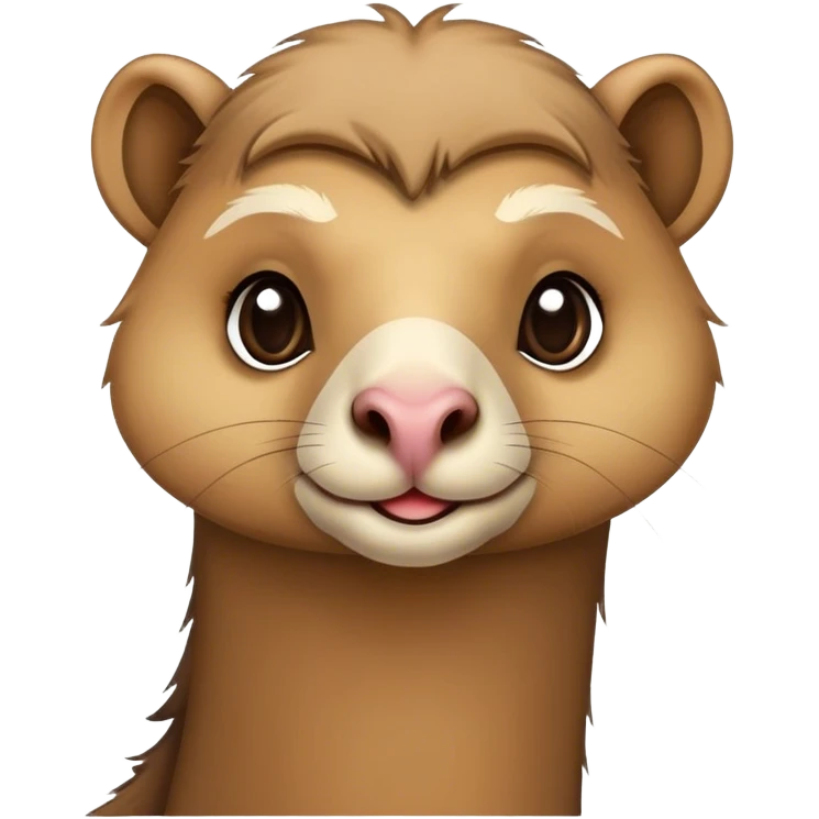 Camel and ferret mixed emoji