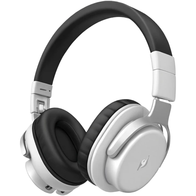 white headphones emoji