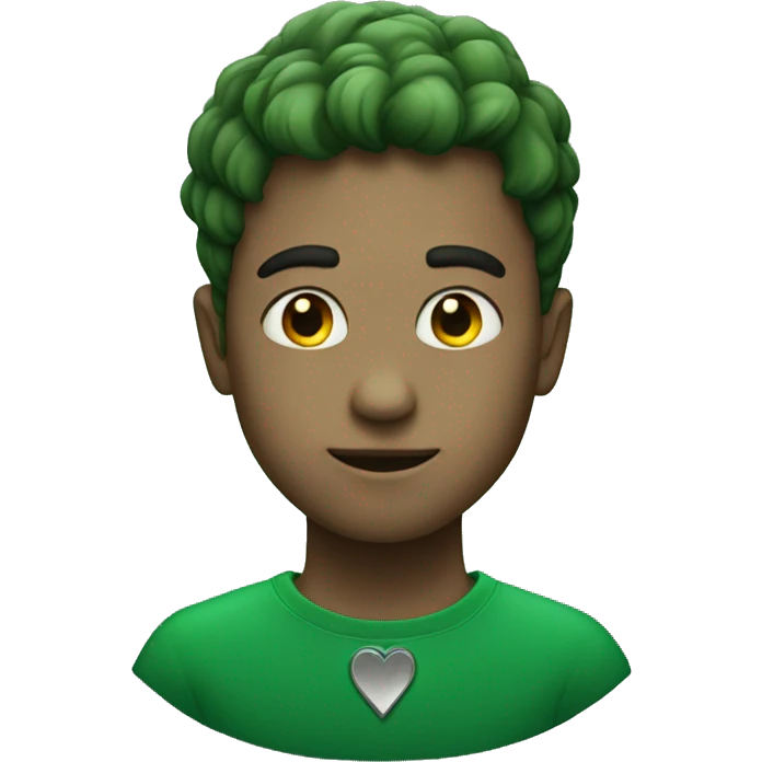 green dark heart emoji