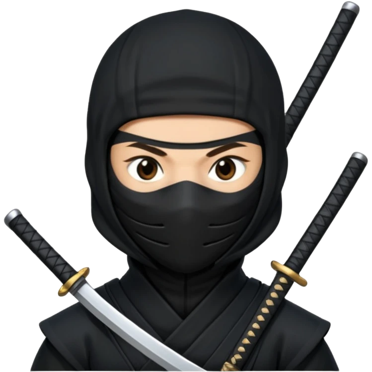 Ninja with sword emoji